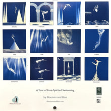 將圖片載入圖庫檢視器 Cyanotype Calendar - A year of Free~Spirited Swimming.