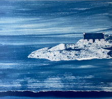 Load image into Gallery viewer, Original Cyanotype 'Little House by the Sea'