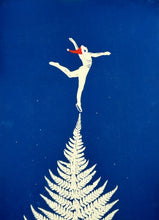 將圖片載入圖庫檢視器 'Festive Swimmers' Cyanotype Christmas Card Set of 5.