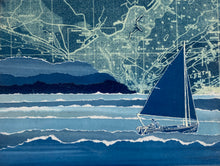 تحميل الصورة في عارض المعرض ، Original Cyanotype 'Navigation Outward'