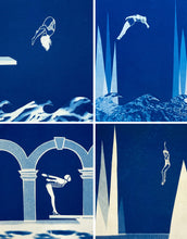 將圖片載入圖庫檢視器 Cyanotype Calendar - A year of Free~Spirited Swimming.