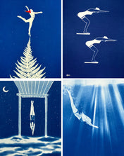 將圖片載入圖庫檢視器 Cyanotype Calendar - A year of Free~Spirited Swimming.