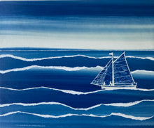 تحميل الصورة في عارض المعرض ، Original Cyanotype 'Between the Ebbs'
