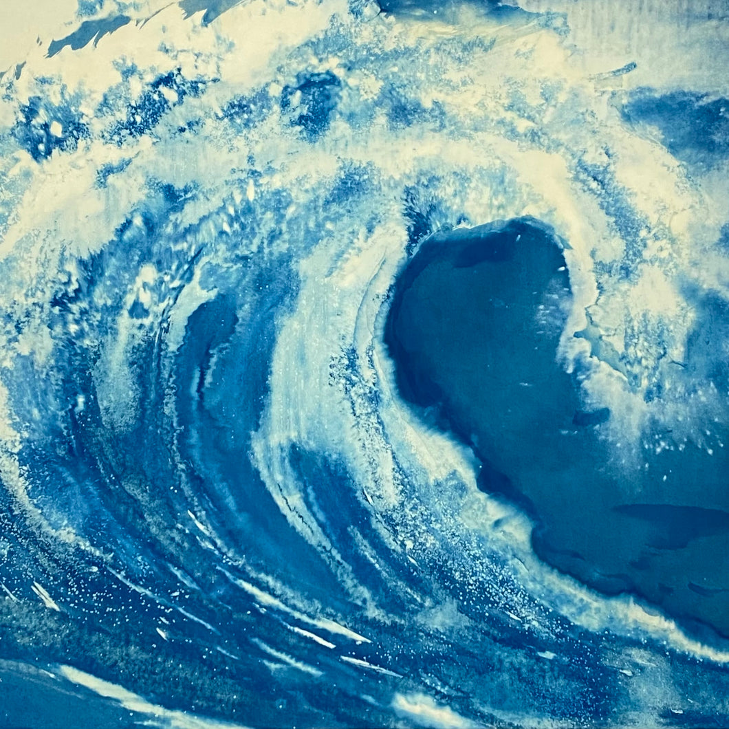 Cyanotype Wave #1