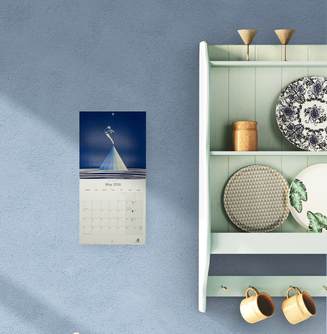 Cyanotype Calendar  - A year of Free~Spirited Swimming.