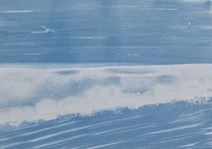 'Gulls and White Horses' #2 Cyanotype Art