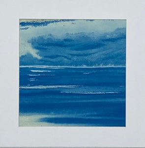 Miniature Cyanotype Seascape #2