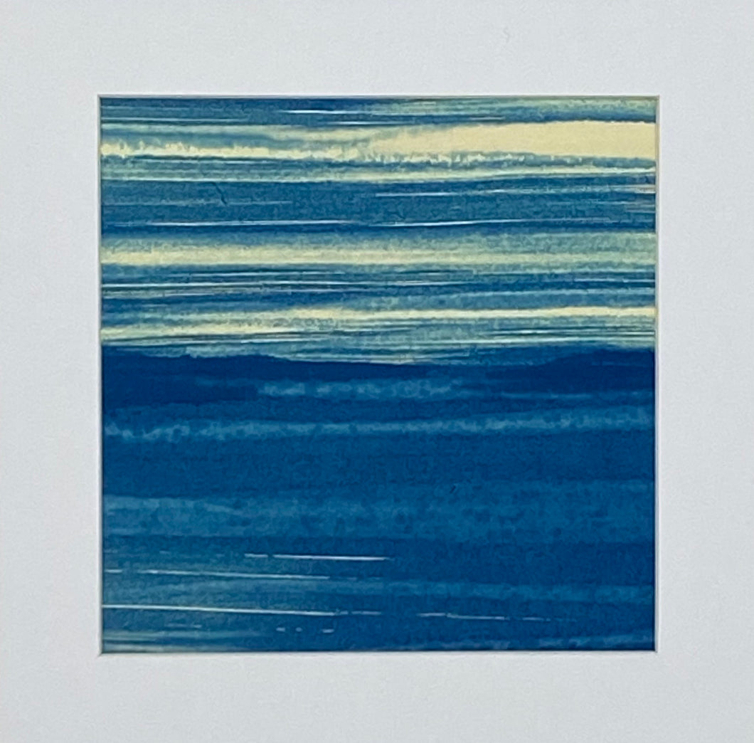 Miniature Cyanotype Seascape #8